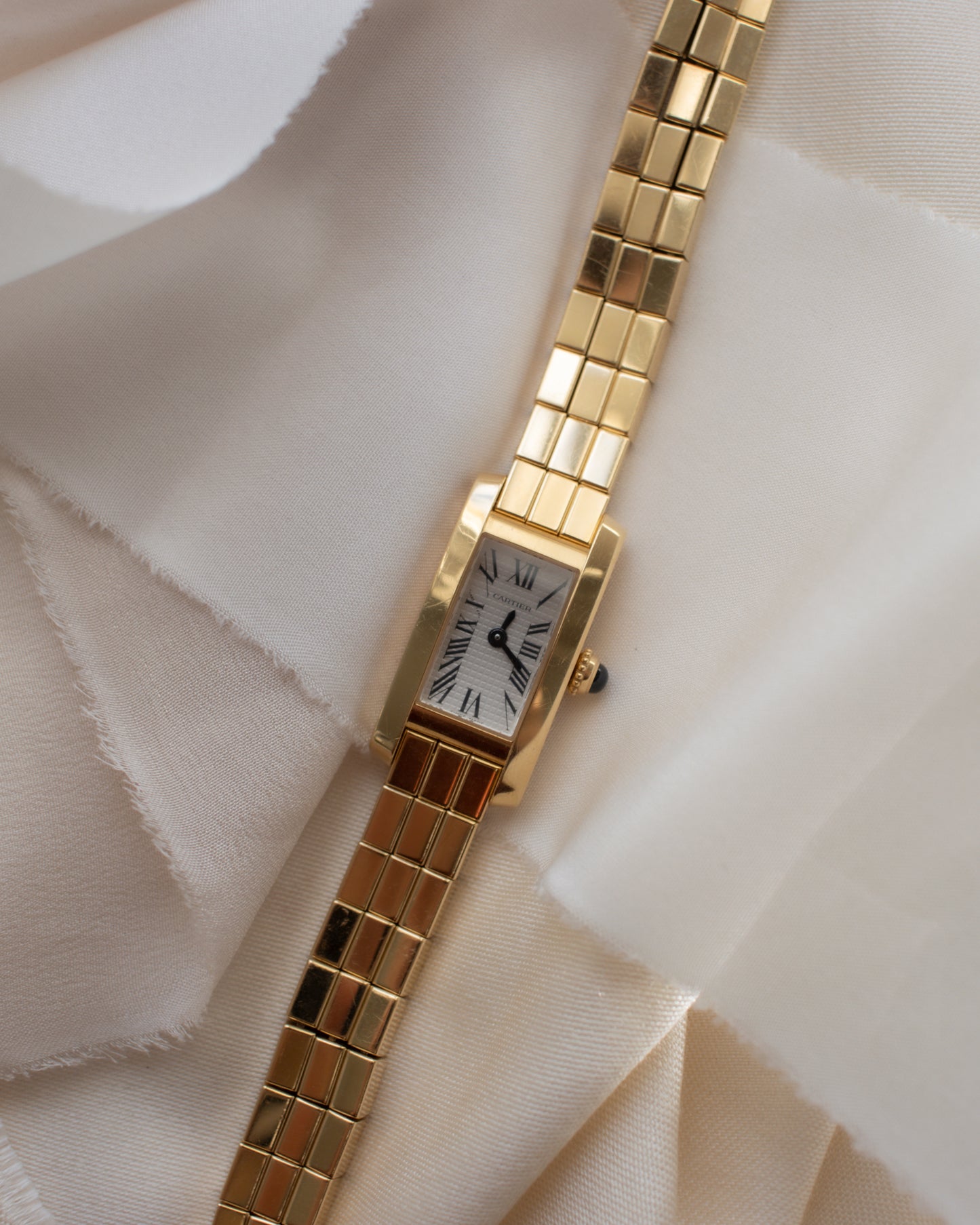 Cartier Tank Américaine Brick in 18ct gold - 1990's