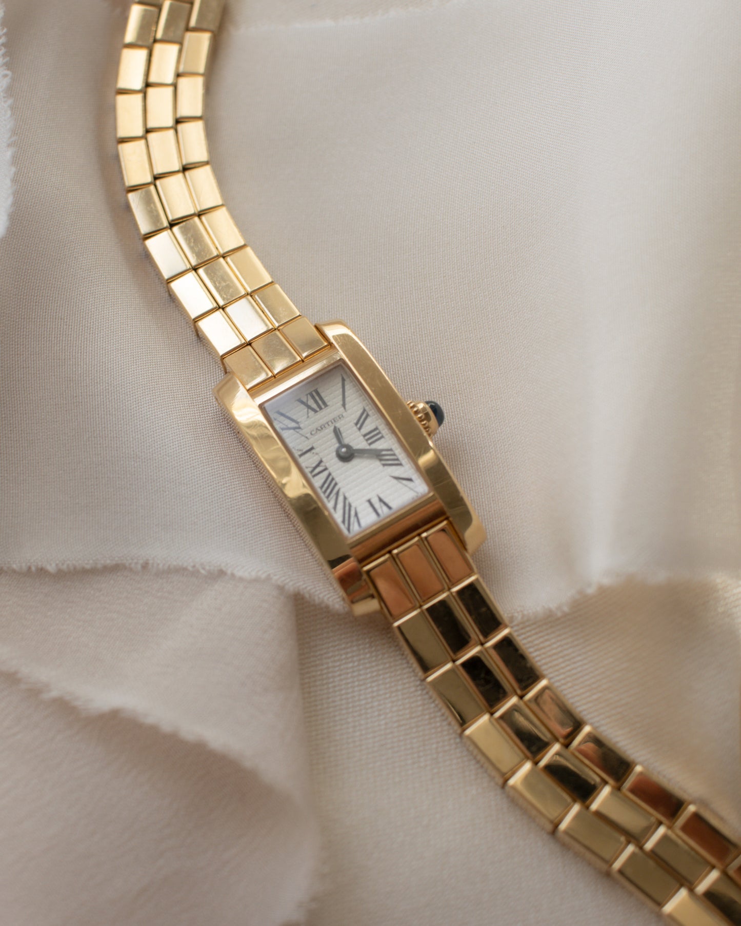 Cartier Tank Américaine Brick in 18ct gold - 1990's