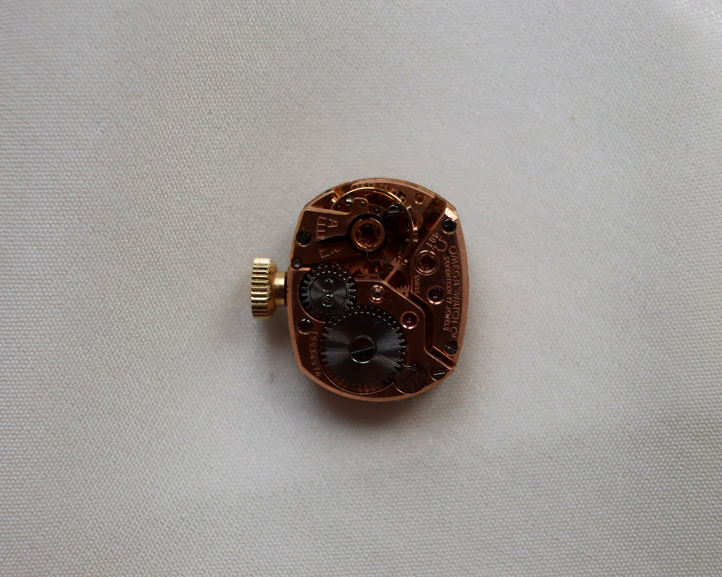 Vintage 18ct gold 1960s Omega Ladies Diamond Cocktail Watch