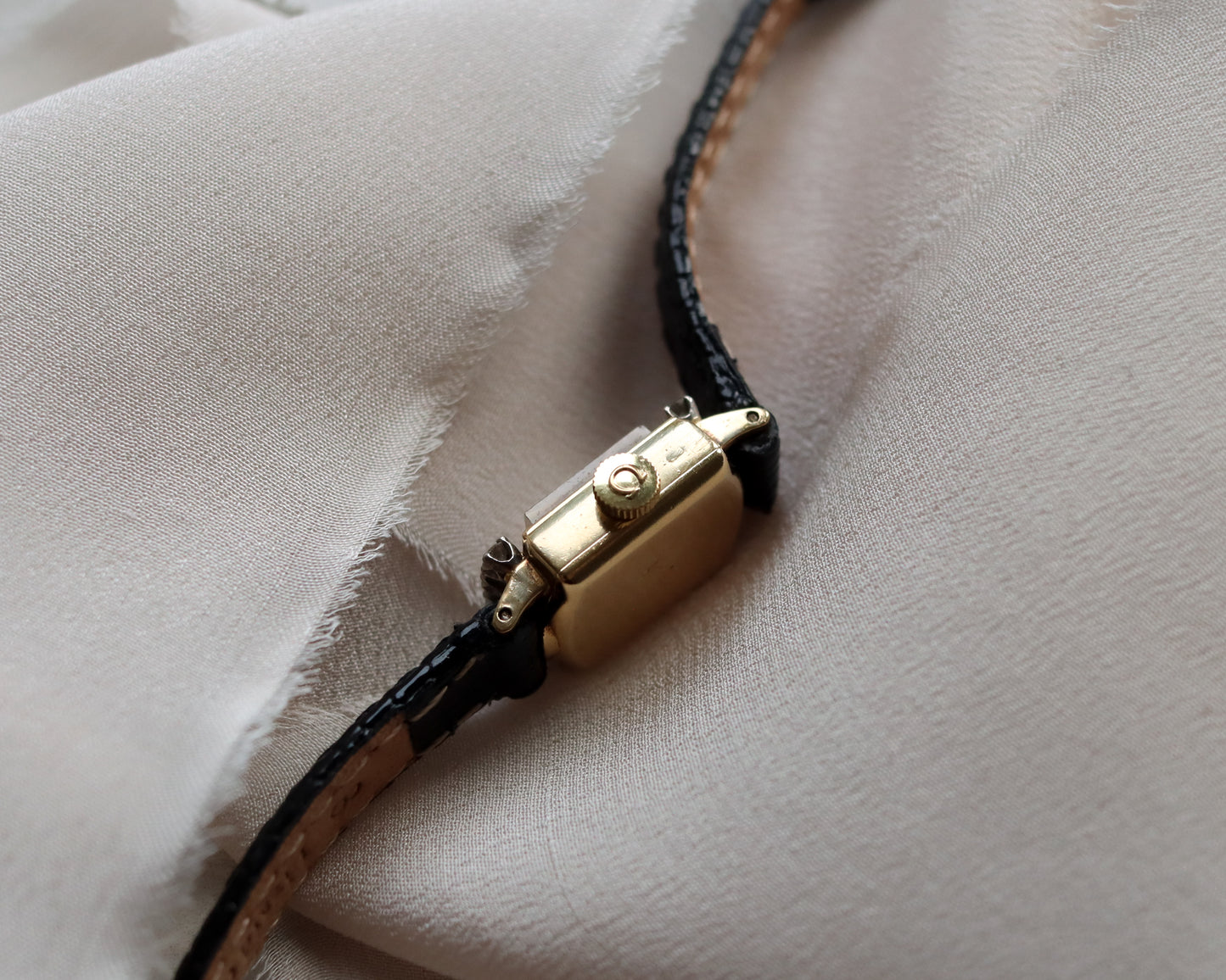 Vintage 18ct gold 1960s Omega Ladies Diamond Cocktail Watch