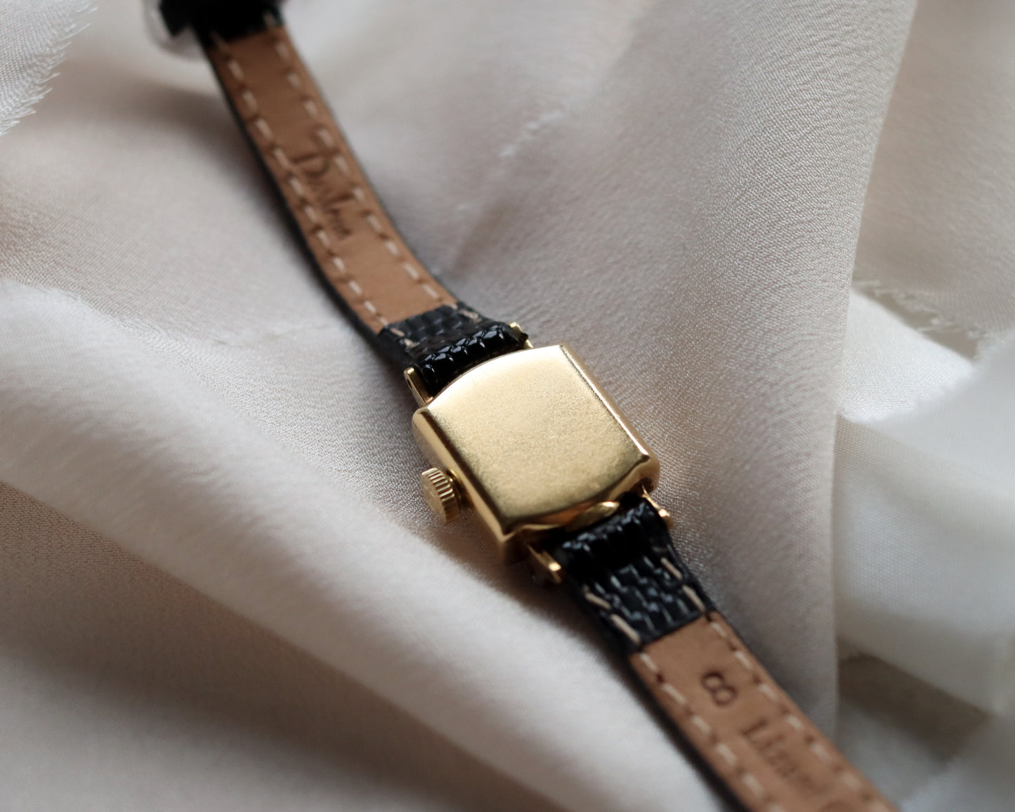 Vintage 18ct gold 1960s Omega Ladies Diamond Cocktail Watch