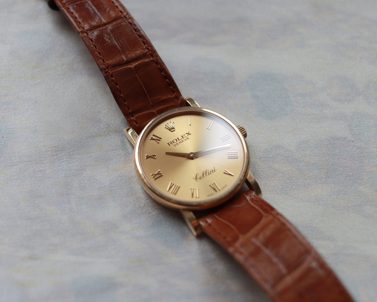 Vintage Rolex Cellini 5115/8 18ct Gold Watch | c. 2008 Full Set
