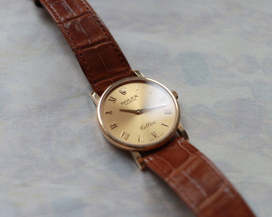 Vintage Rolex Cellini 5115/8 18ct Gold Watch | c. 2008 Full Set