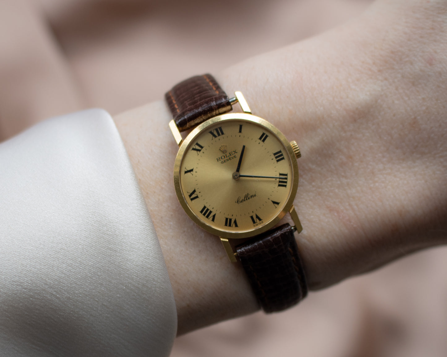 (Exchange) Vintage Rolex Cellini 18ct Gold Wristwatch - Circa Early 1990s