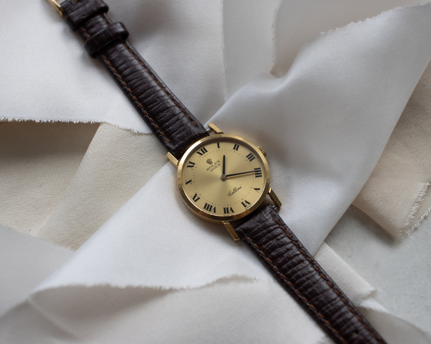 (Exchange) Vintage Rolex Cellini 18ct Gold Wristwatch - Circa Early 1990s