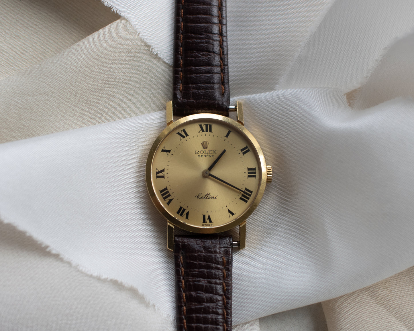 (Exchange) Vintage Rolex Cellini 18ct Gold Wristwatch - Circa Early 1990s