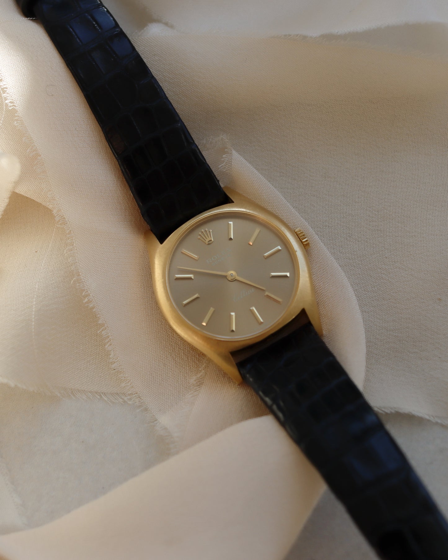 Rolex 18ct gold ladies Cellini watch - 1975