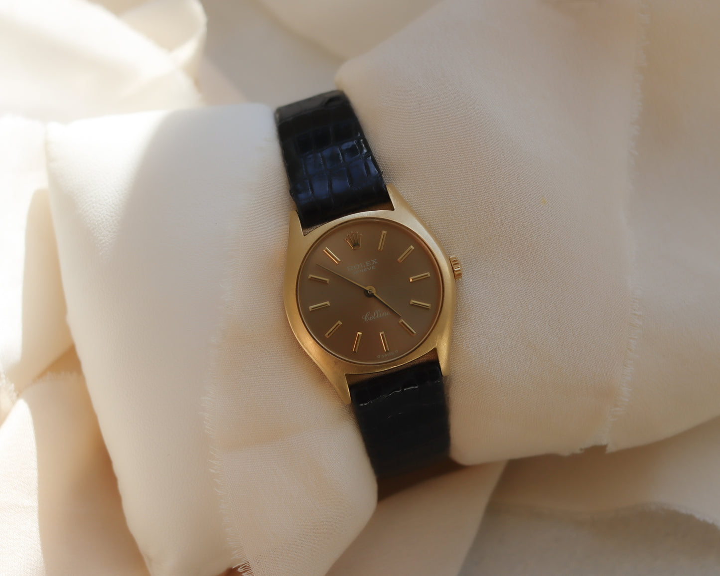 Rolex 18ct gold ladies Cellini watch - 1975