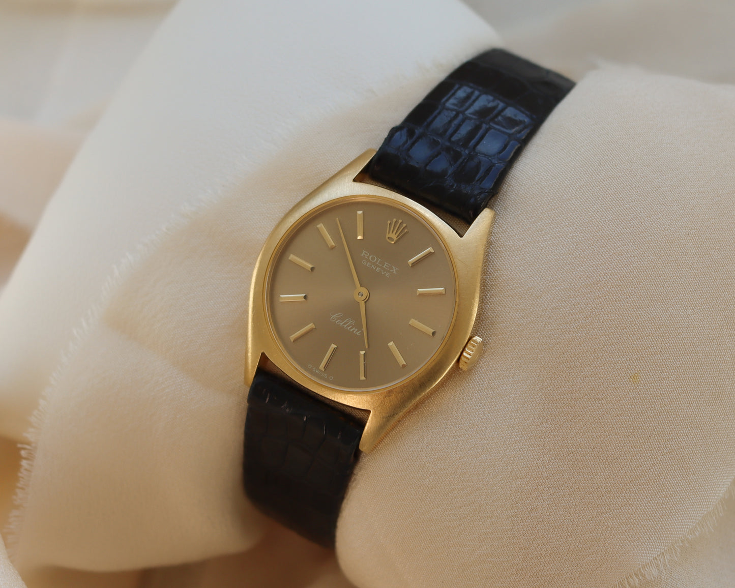 Rolex 18ct gold ladies Cellini watch - 1975