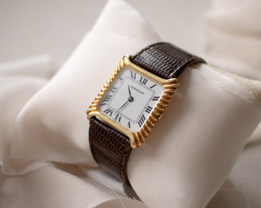 Vintage Jaeger-LeCoultre Bamboo 18ct Gold Dress Watch | Manual Wind | 1976