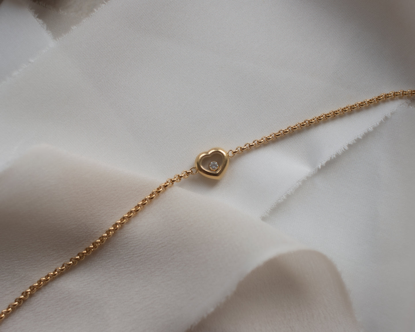Chopard Happy Diamonds Heart Bracelet in 18ct yellow gold