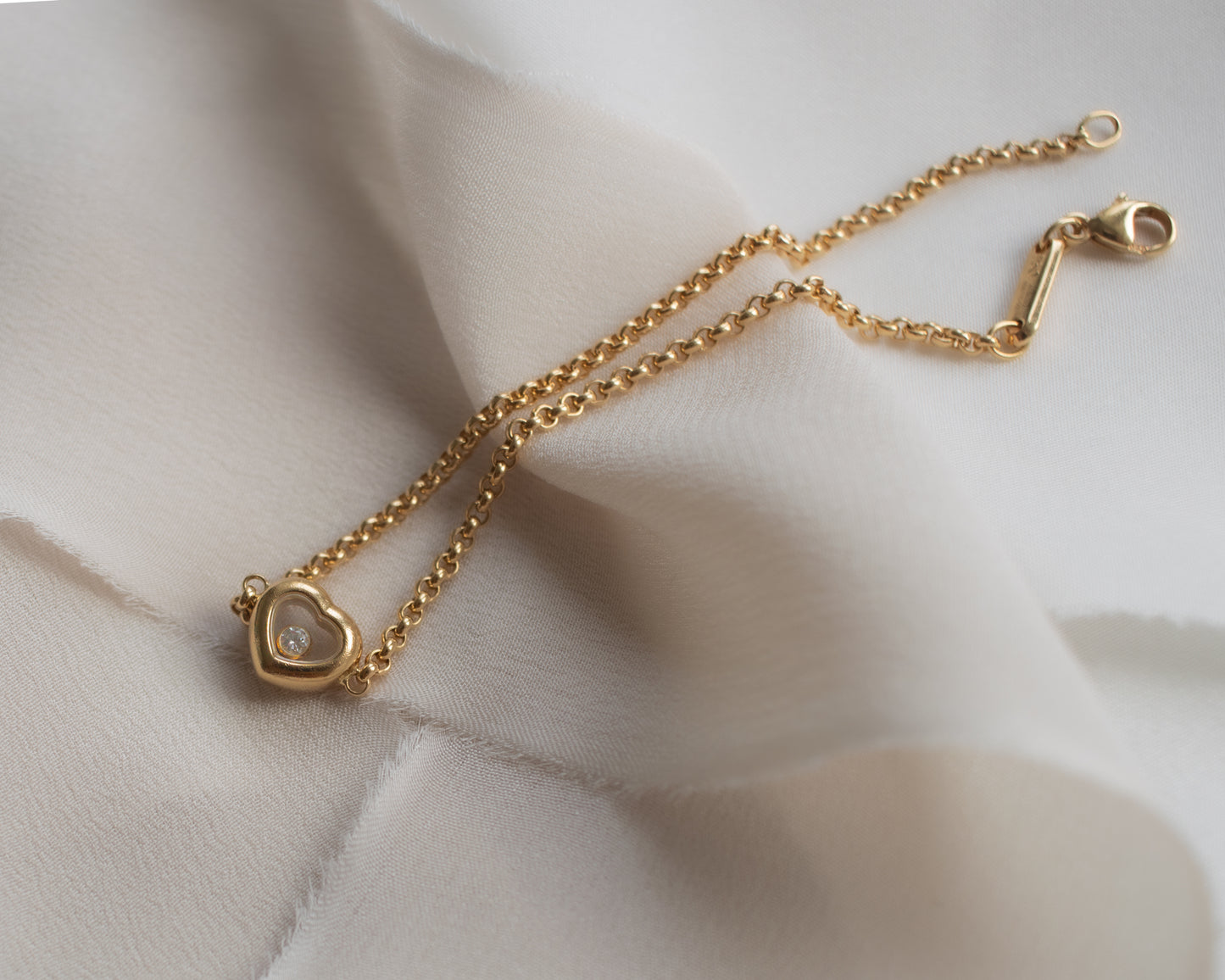 Chopard Happy Diamonds Heart Bracelet in 18ct yellow gold