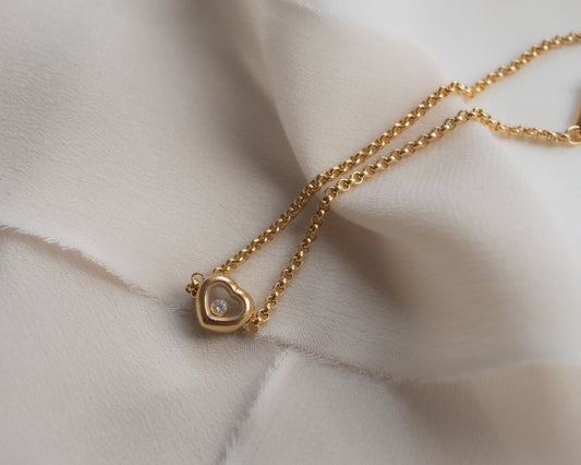 Chopard Happy Diamonds Heart Bracelet in 18ct yellow gold