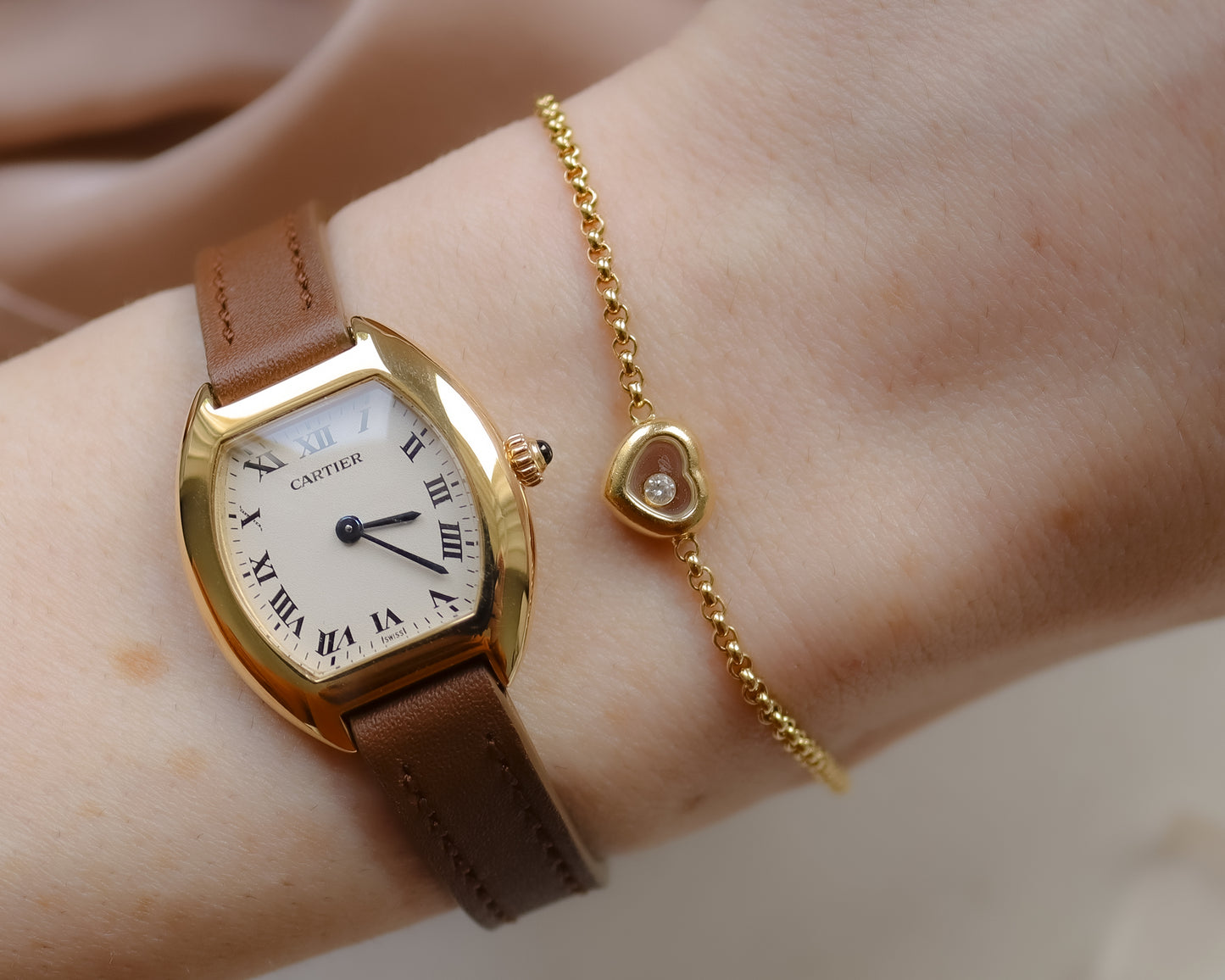 Chopard Happy Diamonds Heart Bracelet in 18ct yellow gold