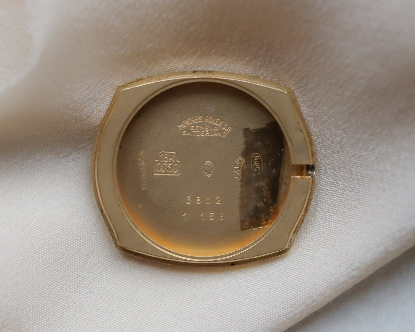 Ladies Rolex Cellini Wristwatch in 18ct gold with gold dial - 1975