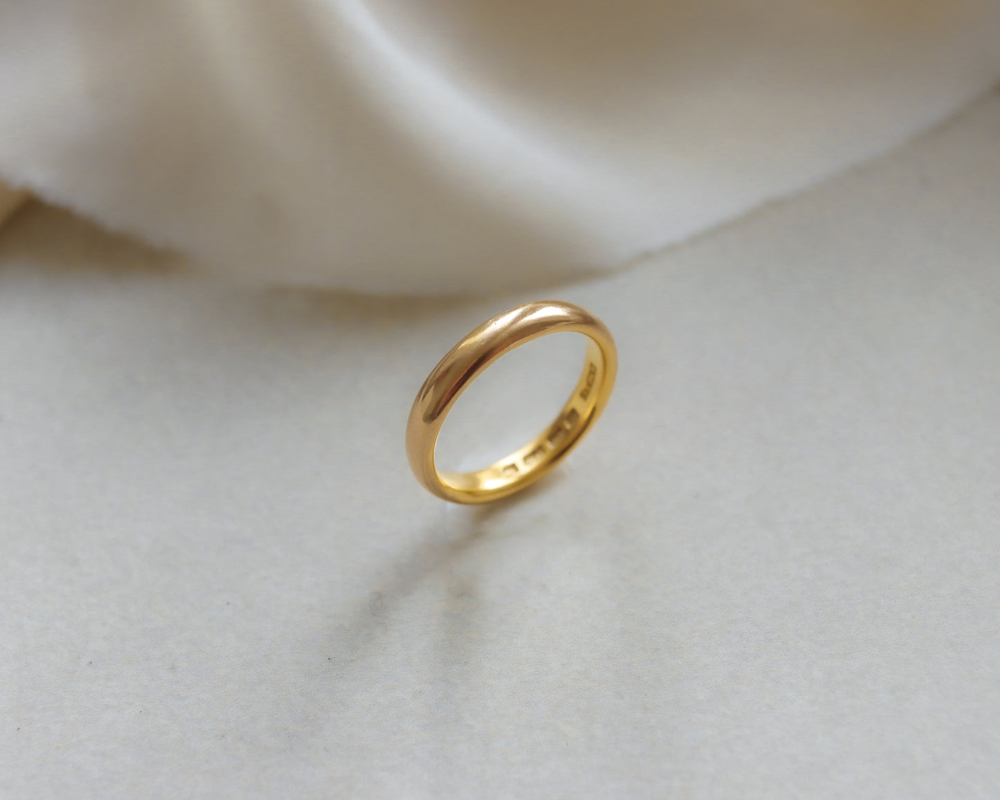 Antique 22ct Gold Band Ring – London, 1923 (UK M)