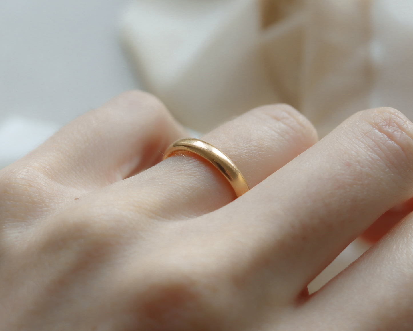 Antique 22ct Gold Band Ring – London, 1923 (UK M)