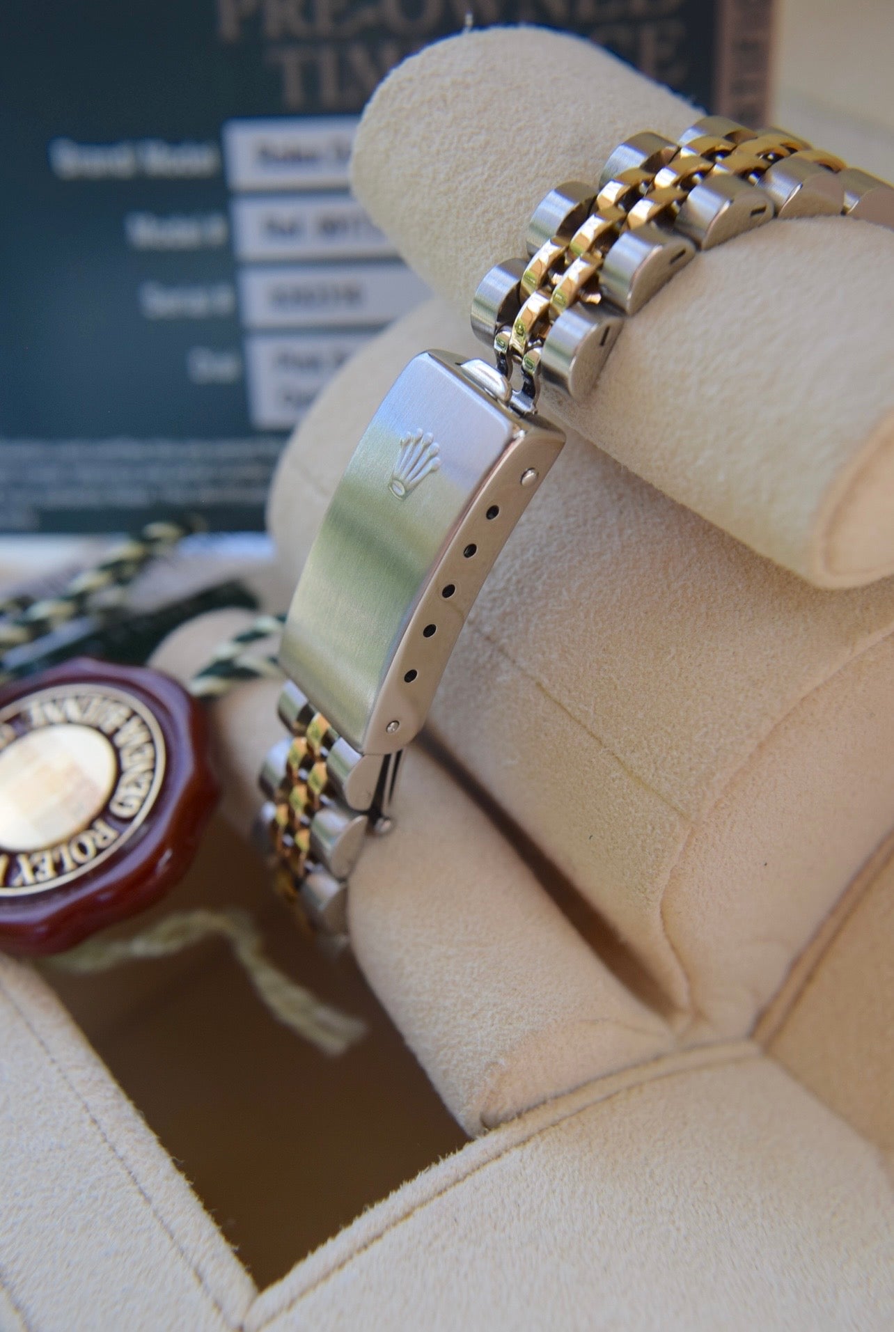 Rolex Datejust 26mm 18ct Yellow Gold & Steel – Pink Sunburst Dial