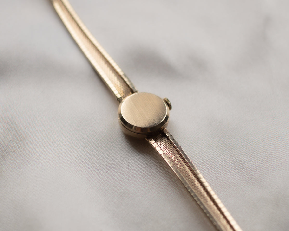 Vintage Rolex Precision 243.0 9ct Gold Ladies Bracelet Watch | 1969 Full Set