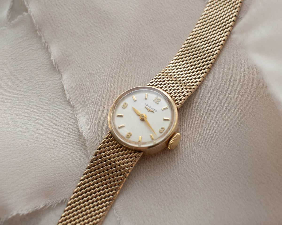 Vintage Longines 9ct Yellow Gold Ladies Bracelet Watch | London 1960