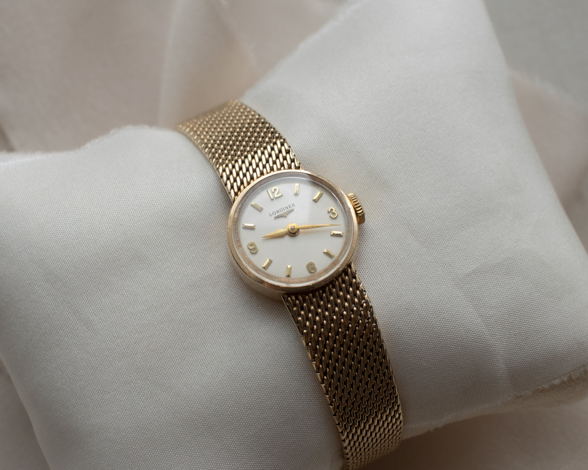 Vintage Longines 9ct Yellow Gold Ladies Bracelet Watch | London 1960
