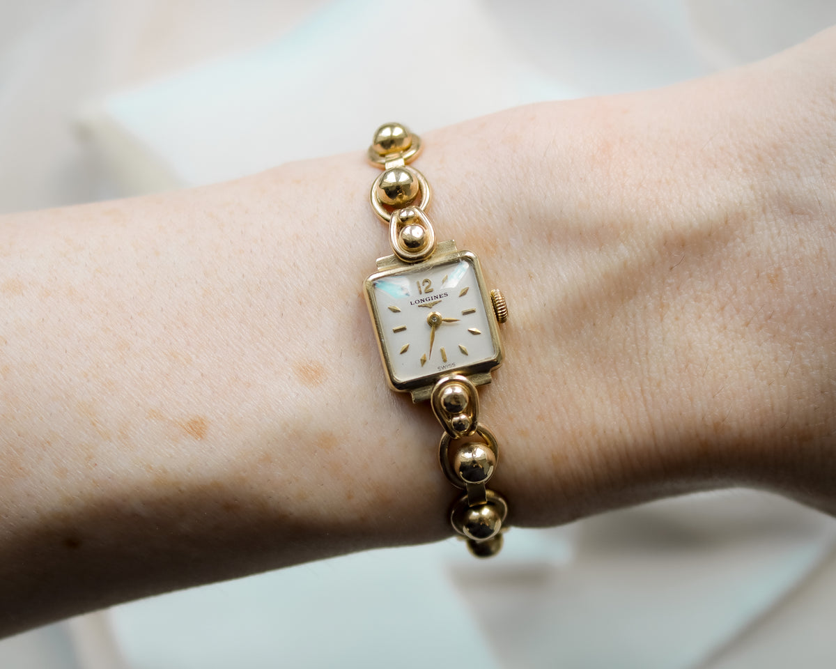 Vintage Longines Ladies’ 9ct Gold Bracelet Watch | c.1953–1954