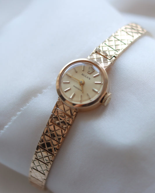 Vintage Rolex Precision Ladies’ 9ct Gold Bracelet Watch | 1965