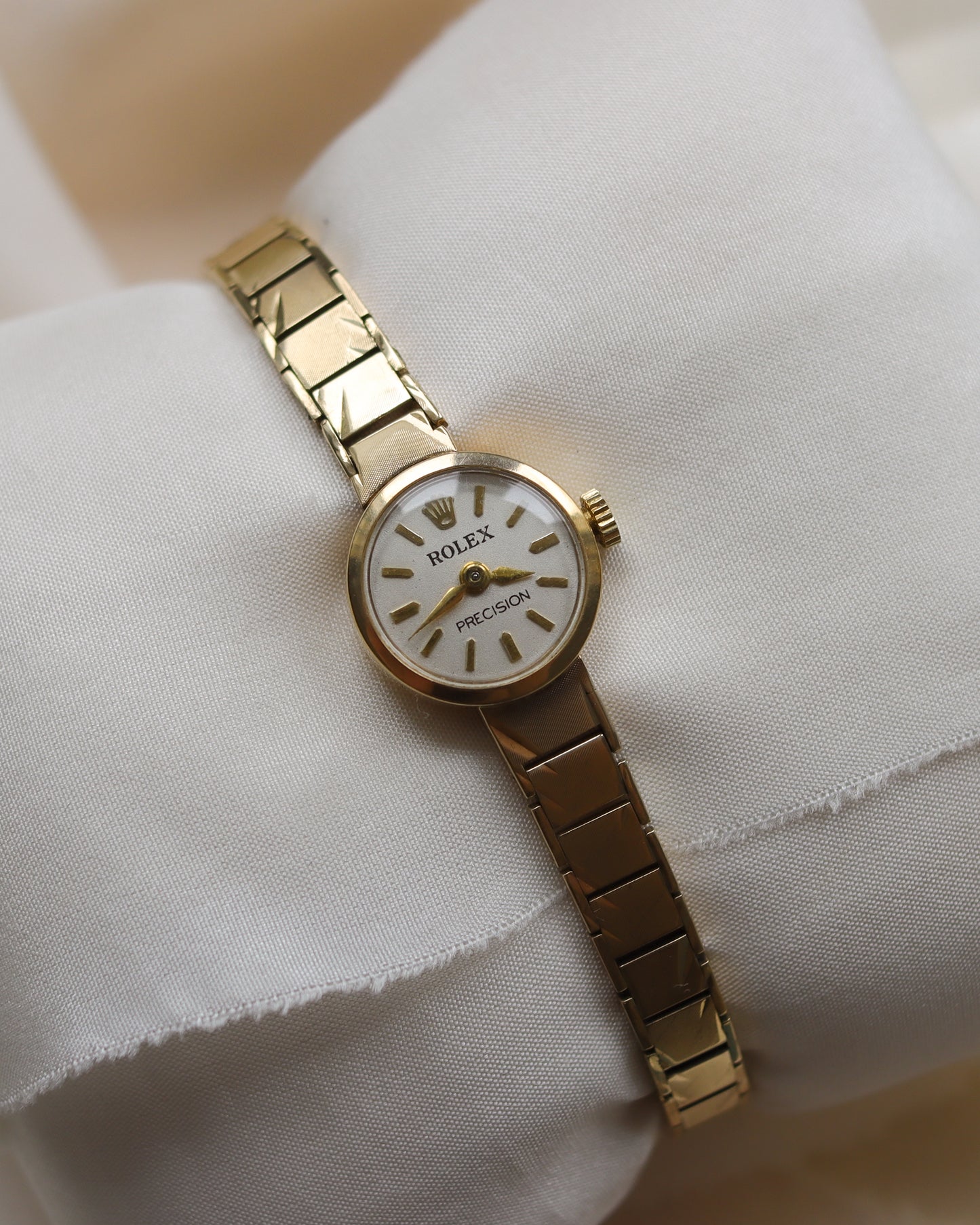 Vintage 9ct Gold Rolex Precision Ladies Watch – 1965