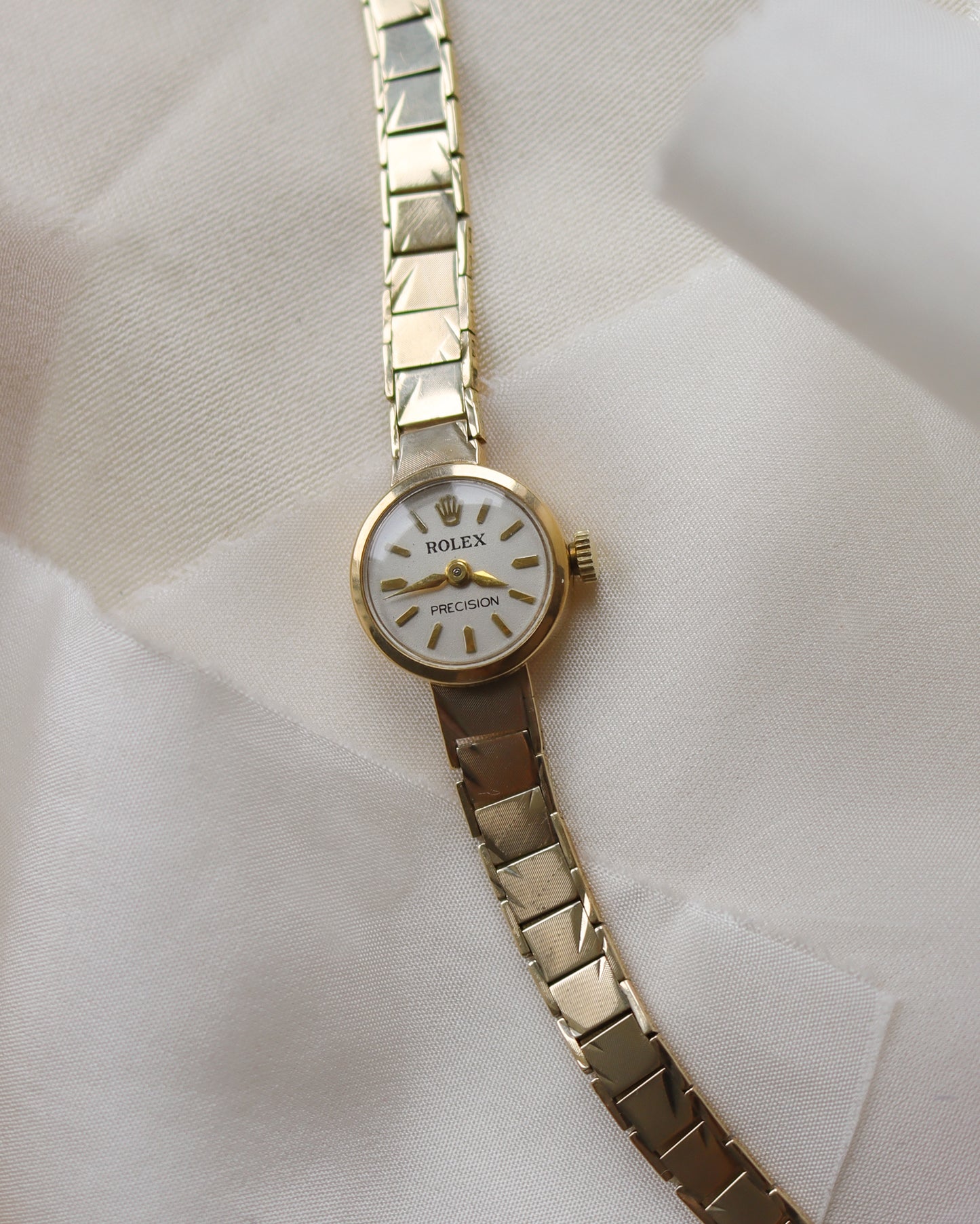 Vintage 9ct Gold Rolex Precision Ladies Watch – 1965
