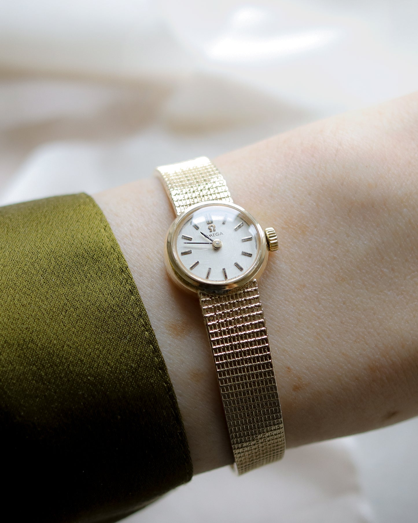 1970 Omega 9ct gold ladies cocktail wristwatch