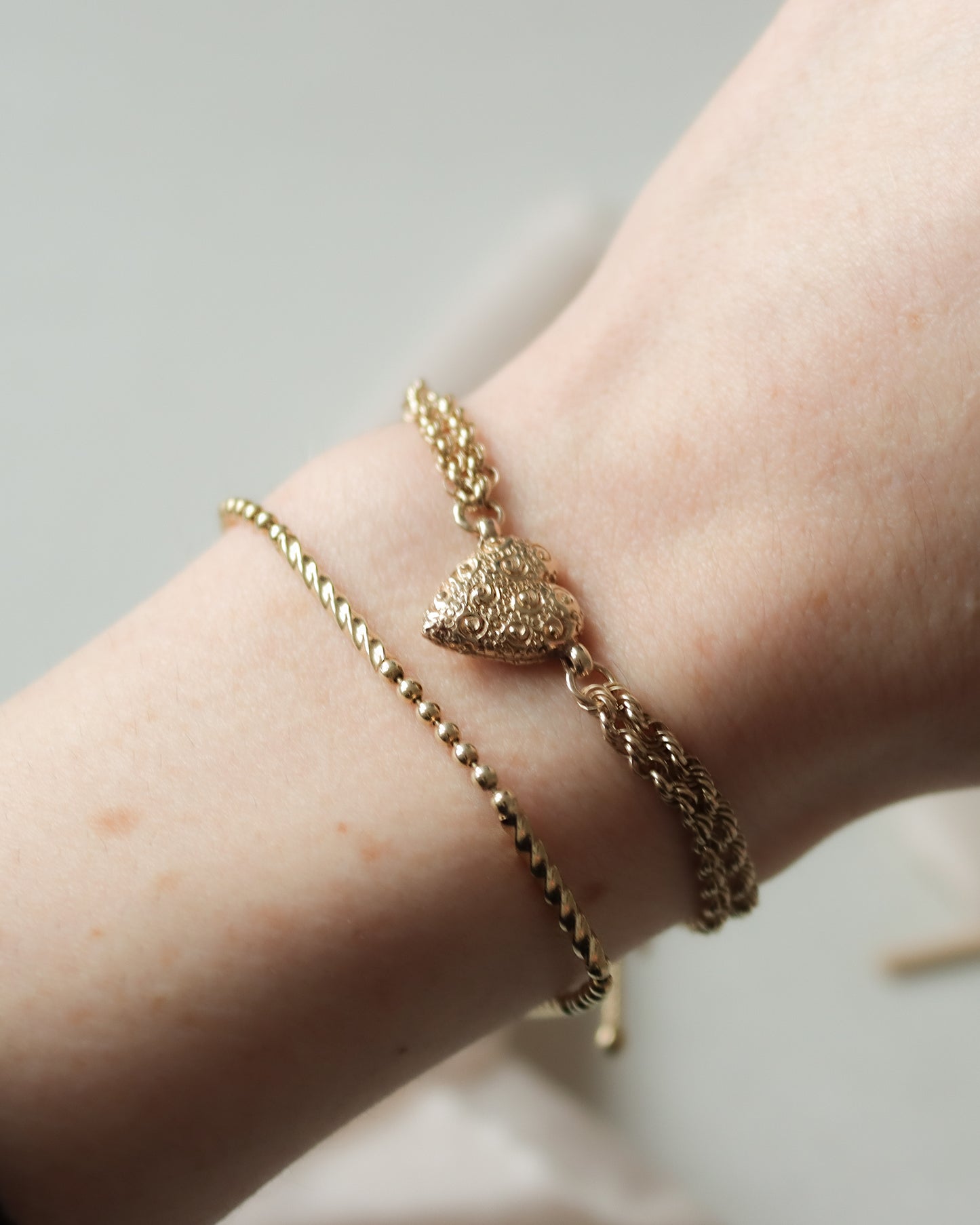 19th century 9ct Albertina chain bracelet