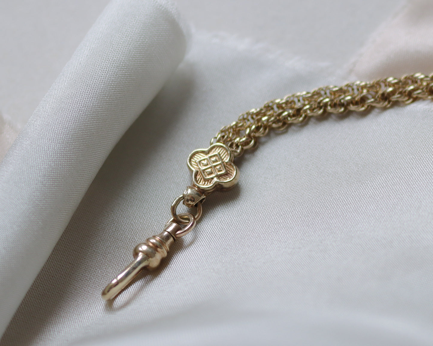 19th century 9ct Albertina chain bracelet