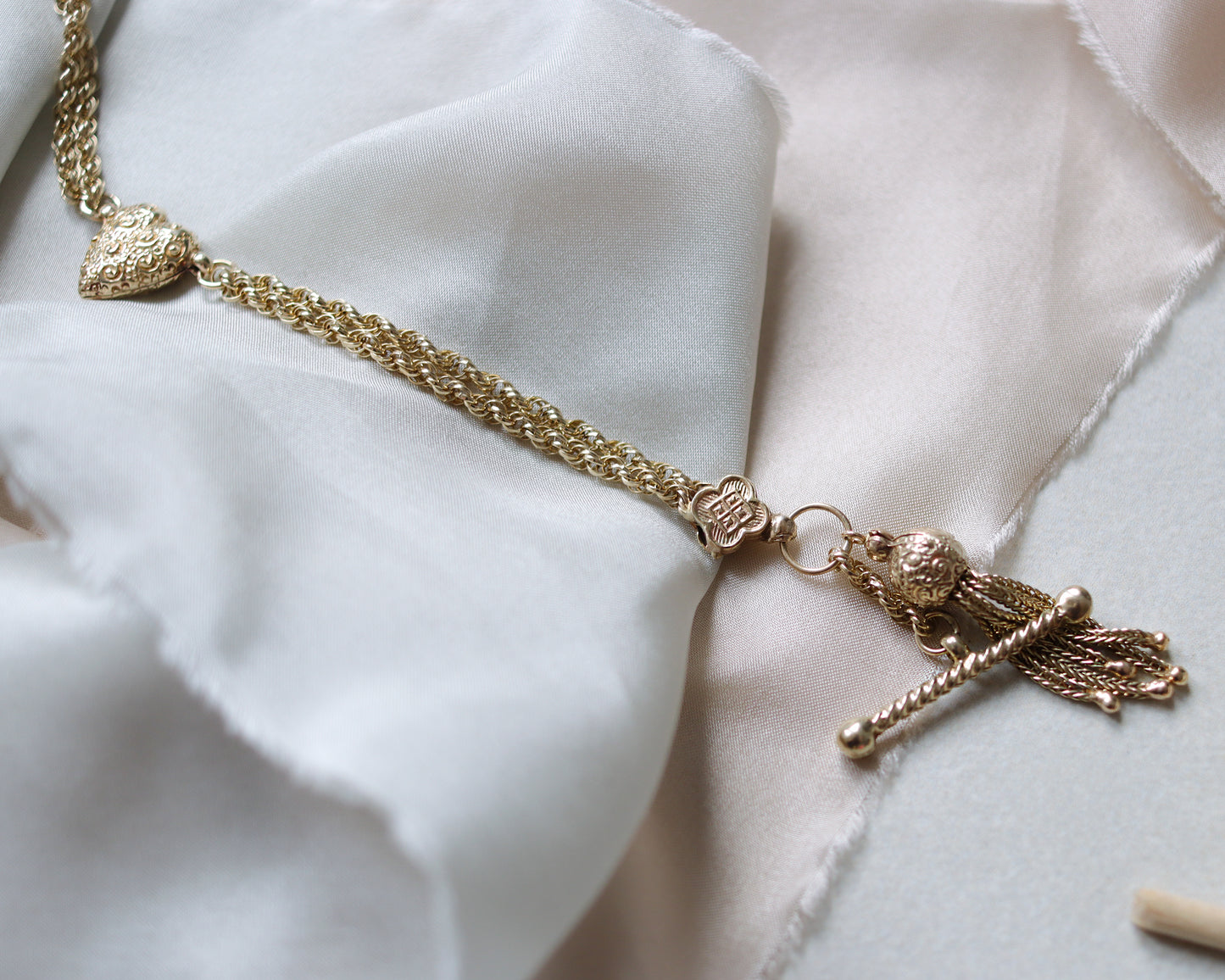 19th century 9ct Albertina chain bracelet