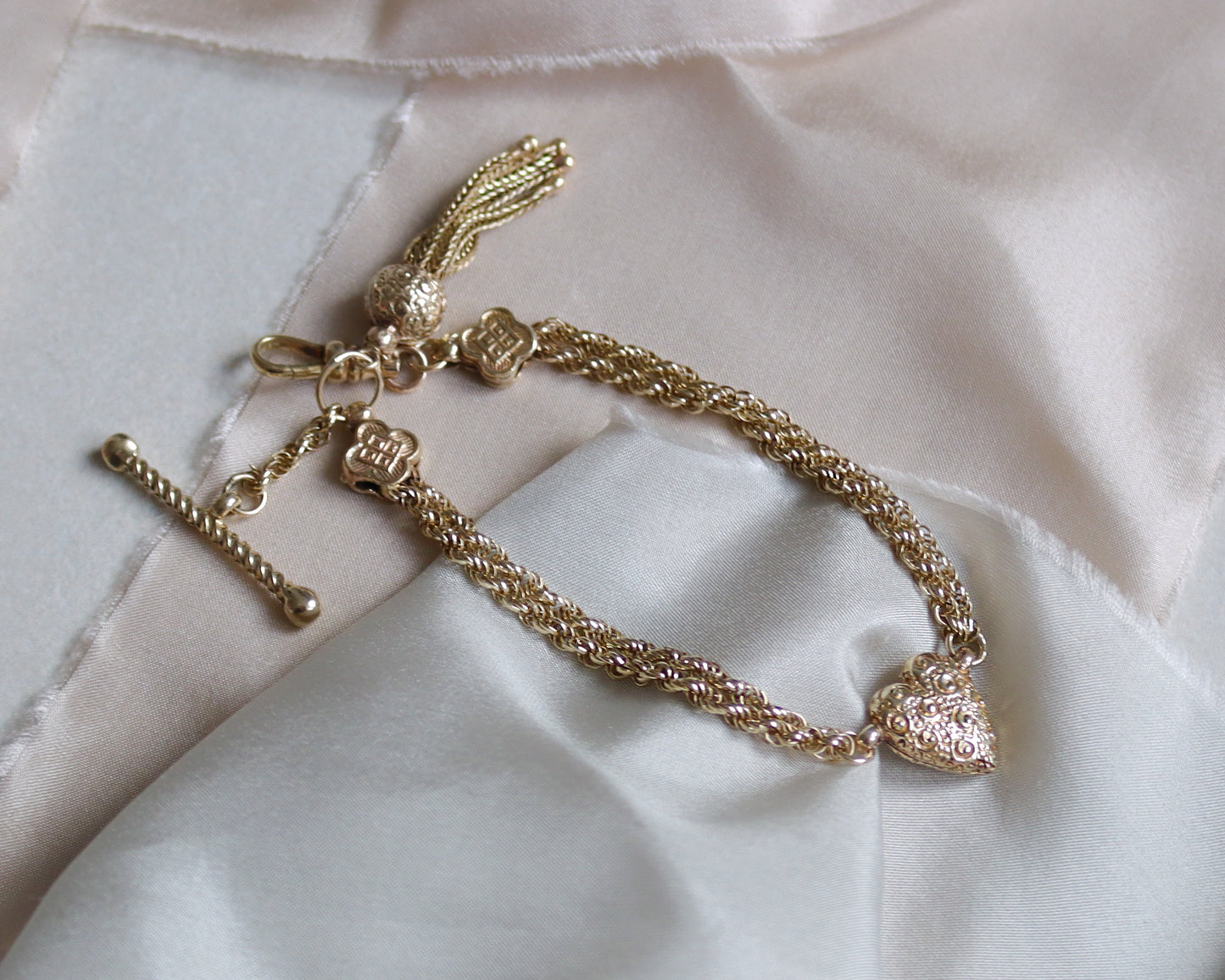 19th century 9ct Albertina chain bracelet