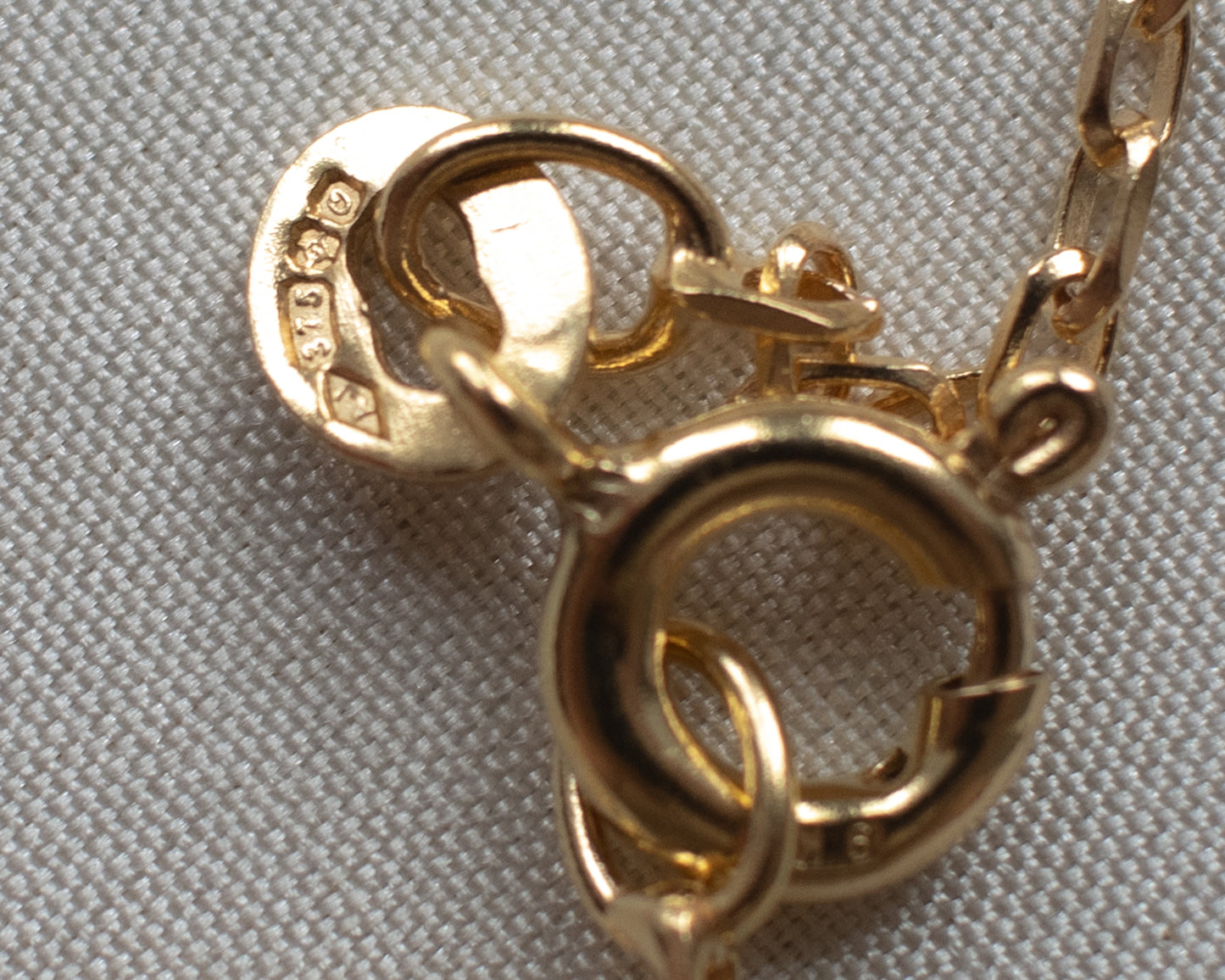 Vintage Fine Biker Link Necklace Chain - 1988