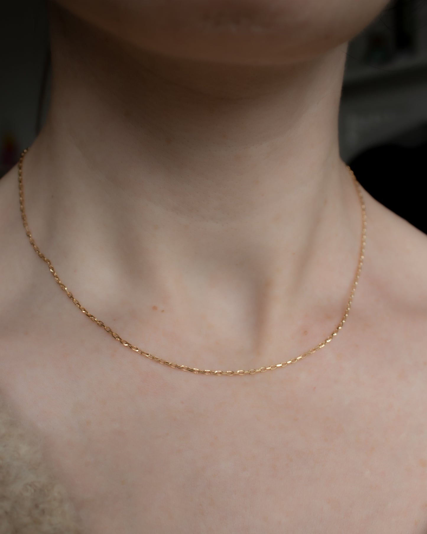 Vintage Fine Biker Link Necklace Chain - 1988