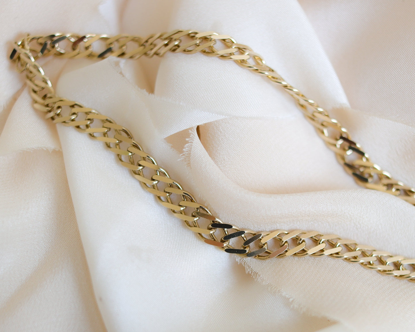 Deposit for 9ct gold heavy double curb link necklace