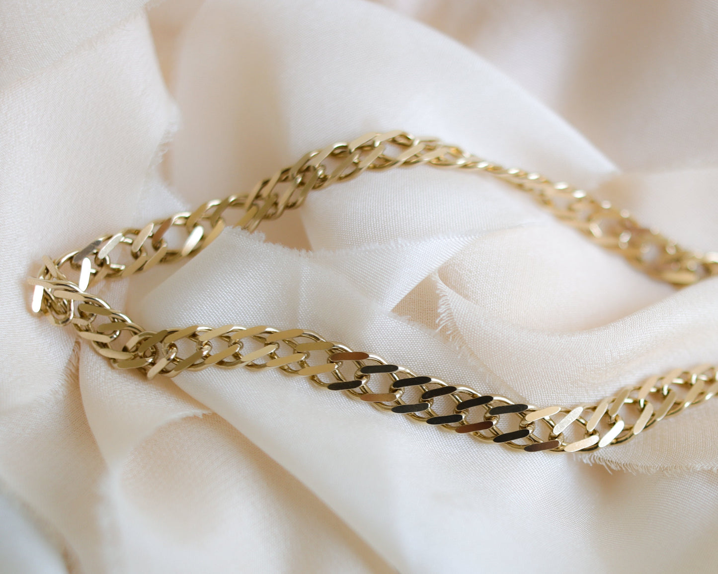 Deposit for 9ct gold heavy double curb link necklace
