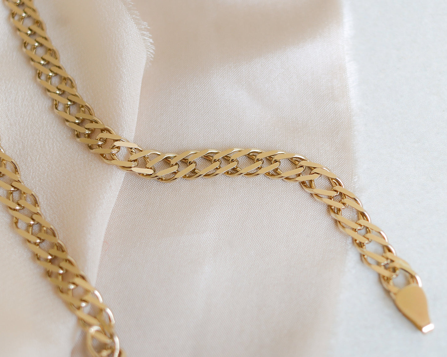Deposit for 9ct gold heavy double curb link necklace