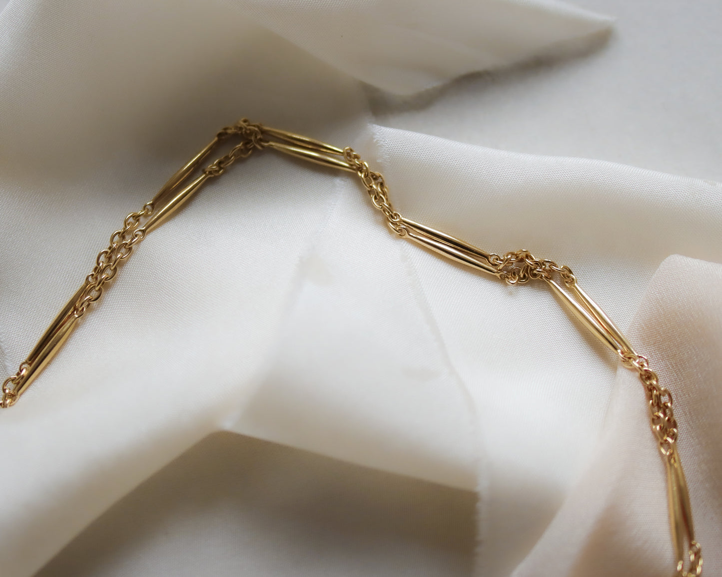 9ct gold fancy link guard chain necklace
