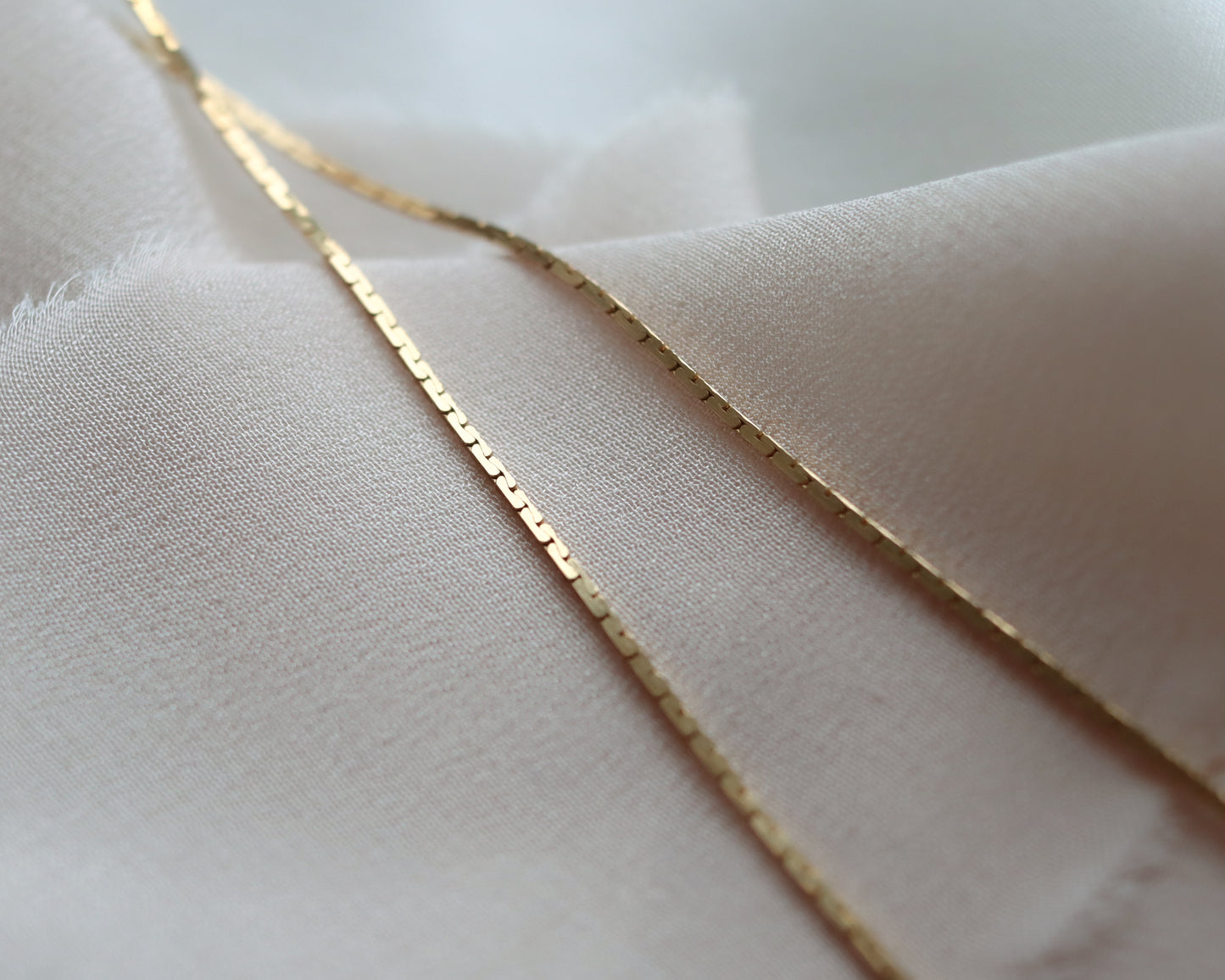 9ct gold fine fancy link necklace chain from 1973