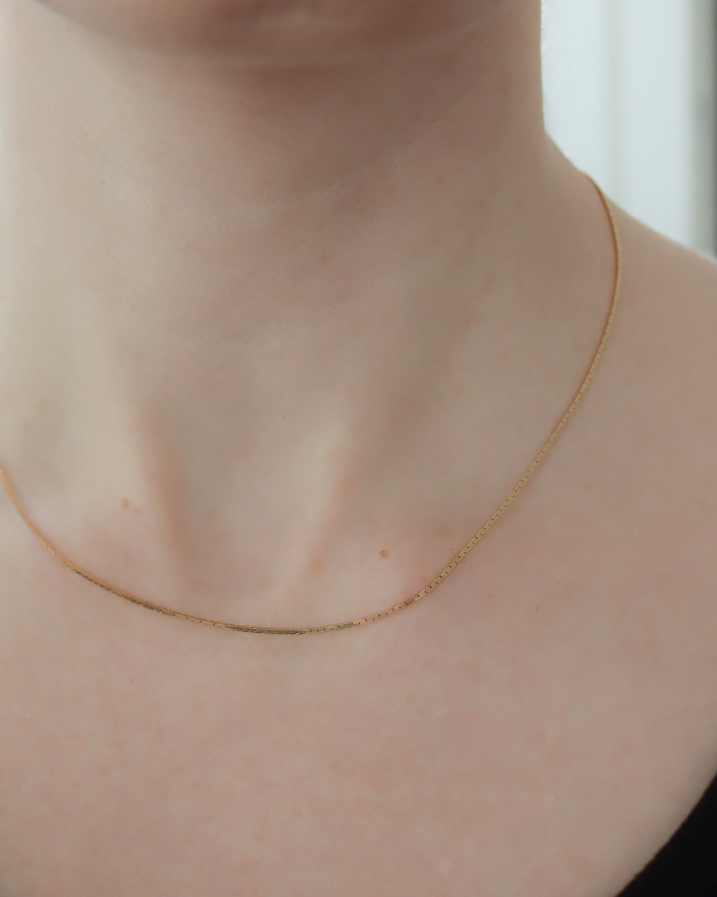 9ct gold fine fancy link necklace chain from 1973