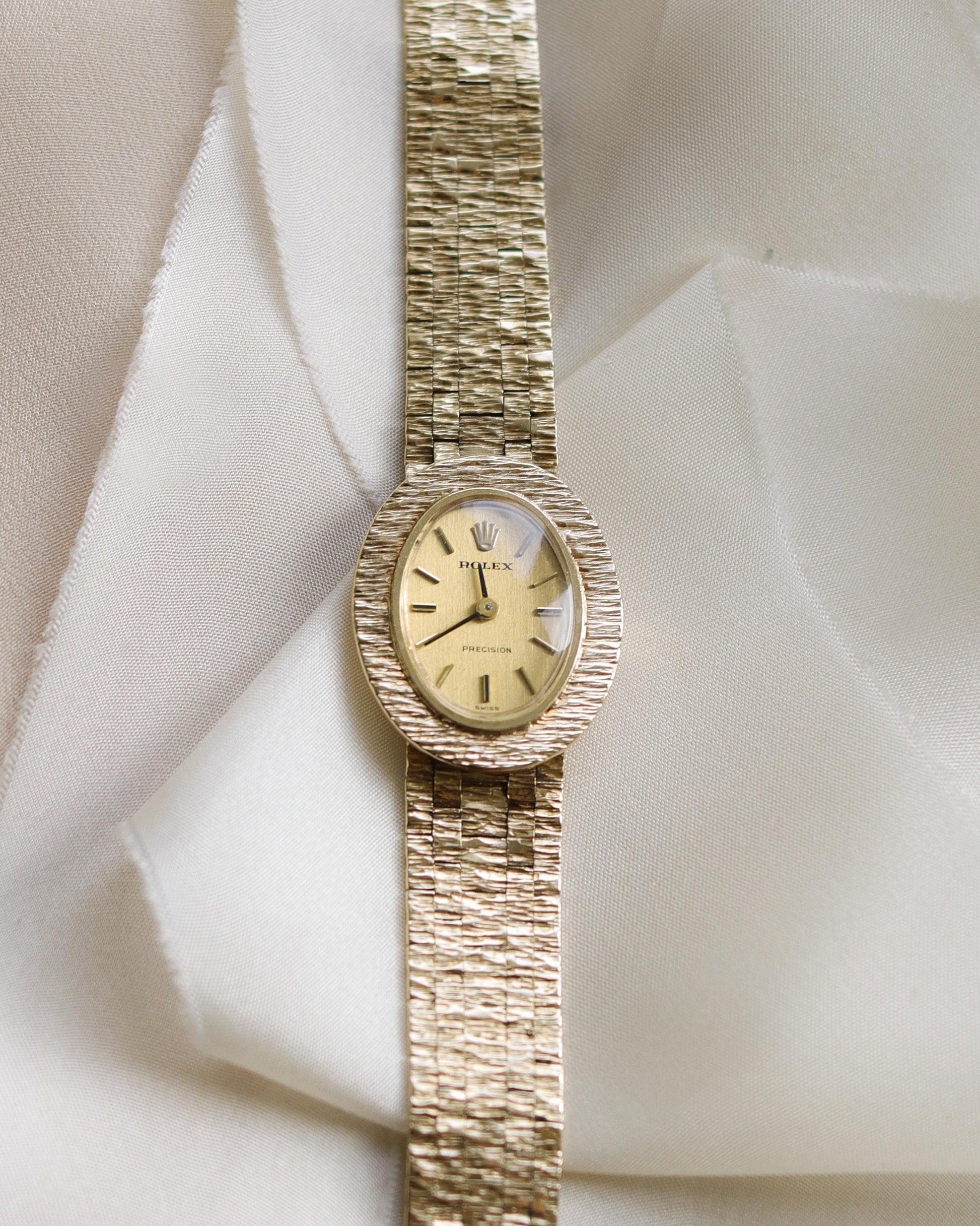Ladies 1970's 9ct gold Precision Rolex watch – mygoldenfinds