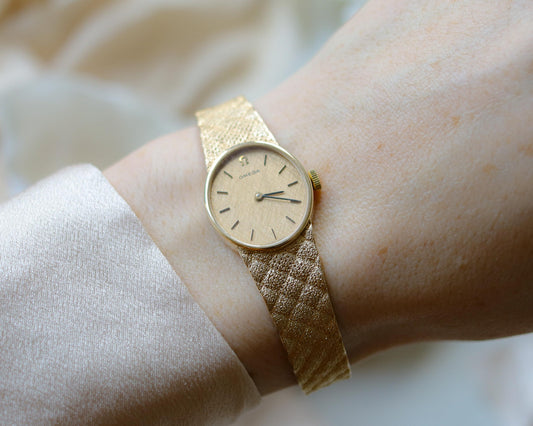 1970's Omega 9ct gold ladies wristwatch