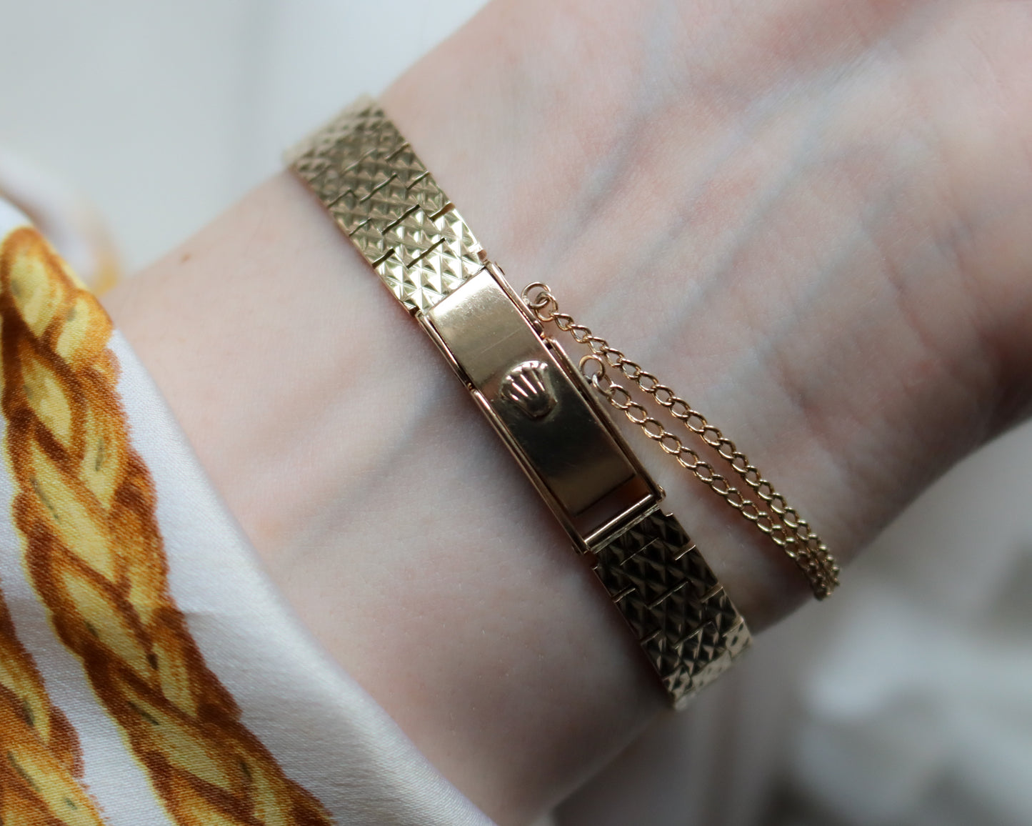 Vintage 9ct Gold Rolex Ladies’ Bracelet Wristwatch 1966