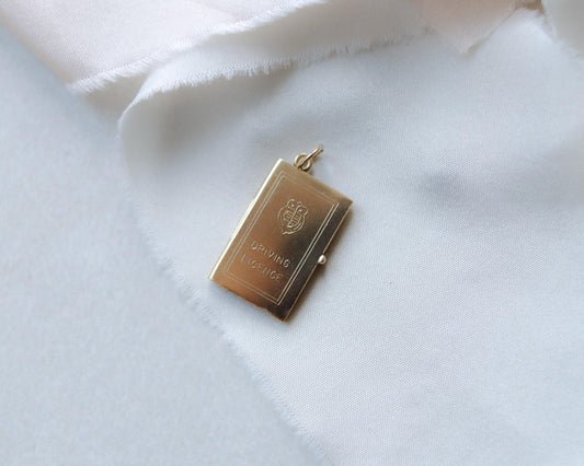 Remaining for 9ct gold Driving Licence charm