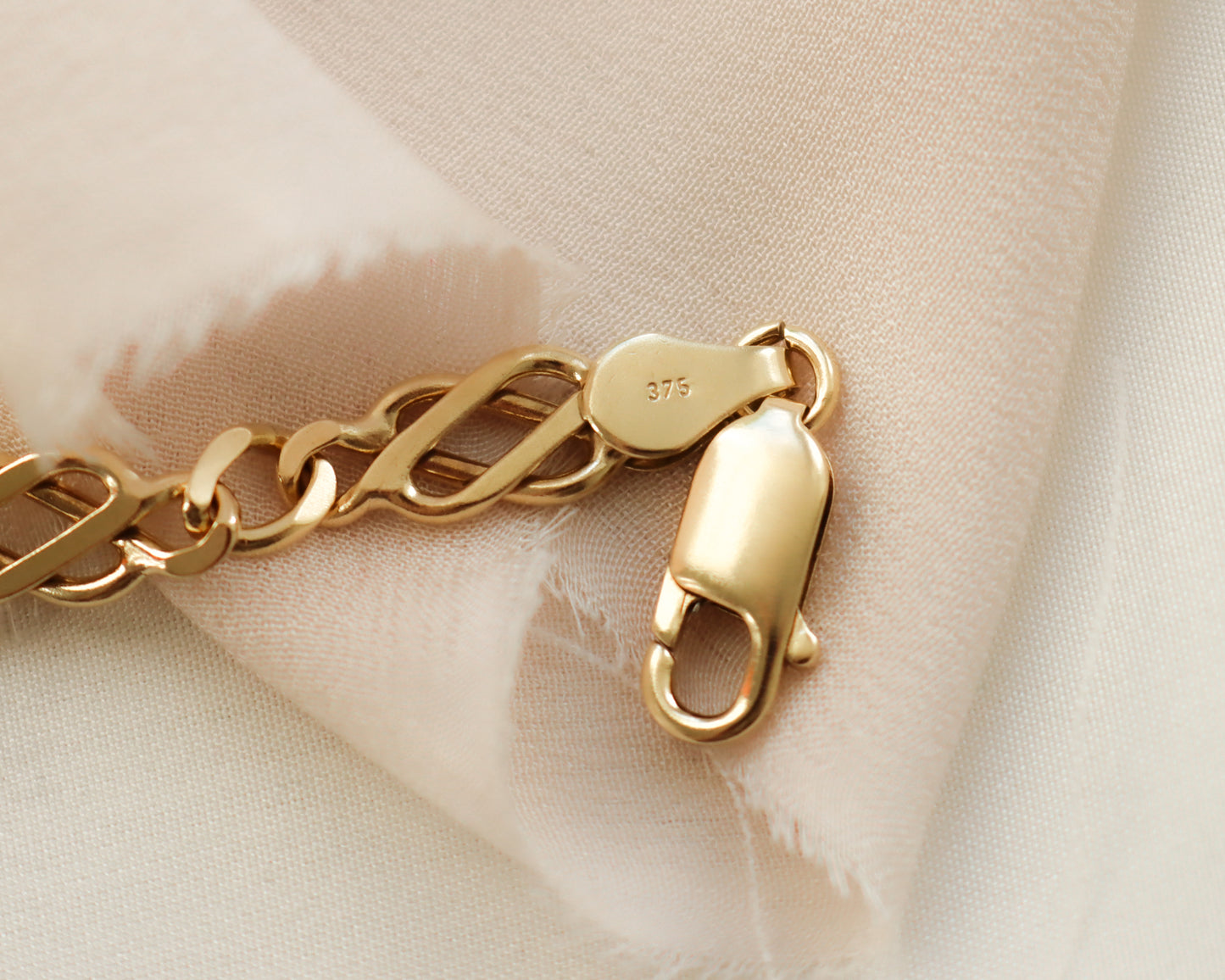 Vintage 9ct Gold Fancy-Link Bracelet