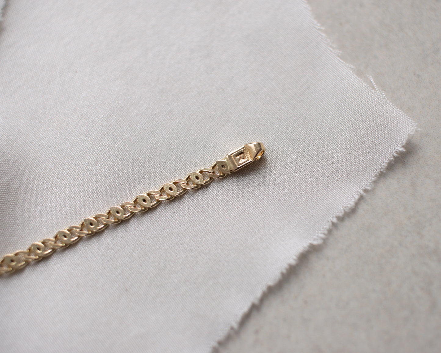 Vintage 9ct Gold Mariner Link Necklace Fully Hallmarked - 49.5cm