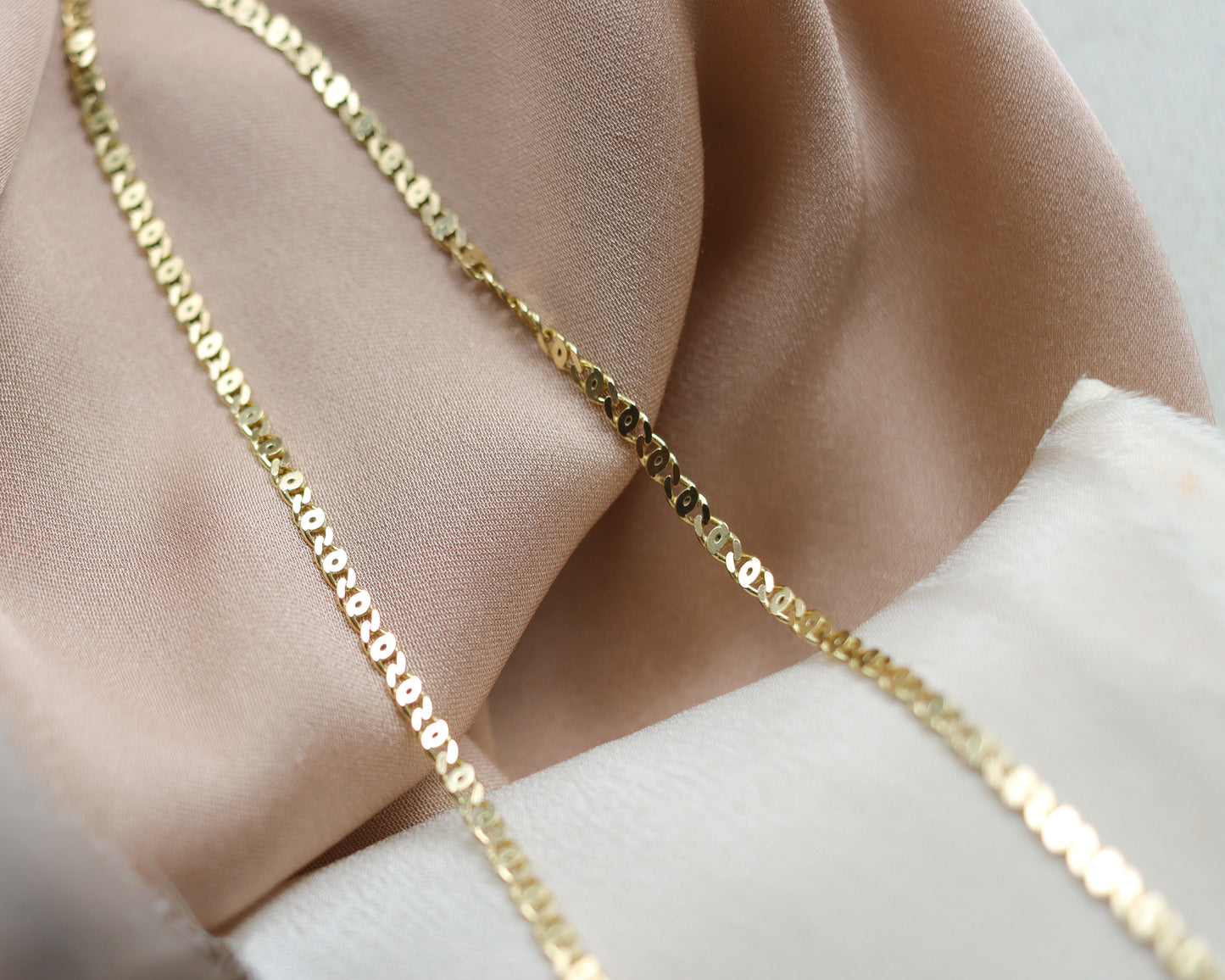Vintage 9ct Gold Mariner Link Necklace Fully Hallmarked - 49.5cm