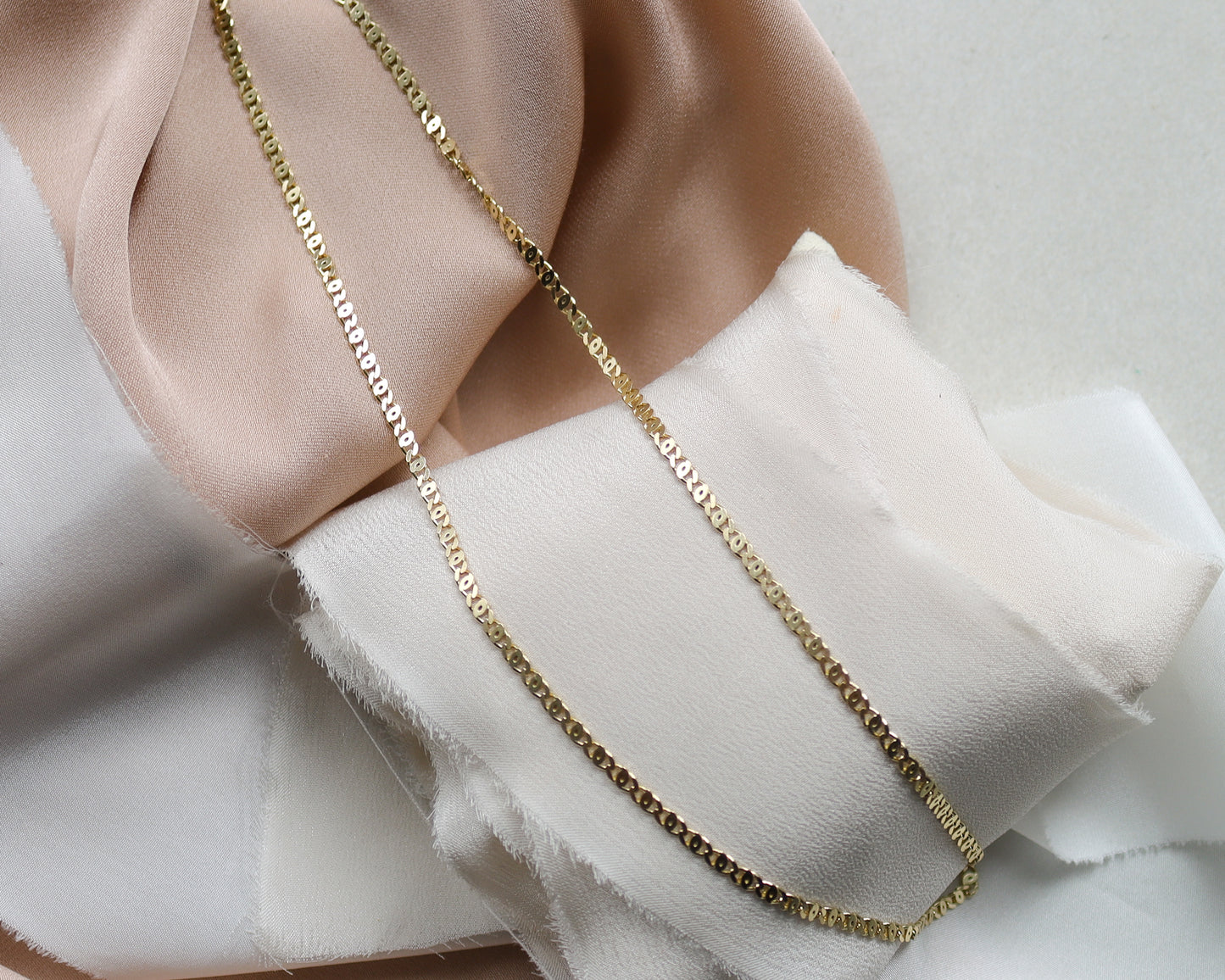 Vintage 9ct Gold Mariner Link Necklace Fully Hallmarked - 49.5cm